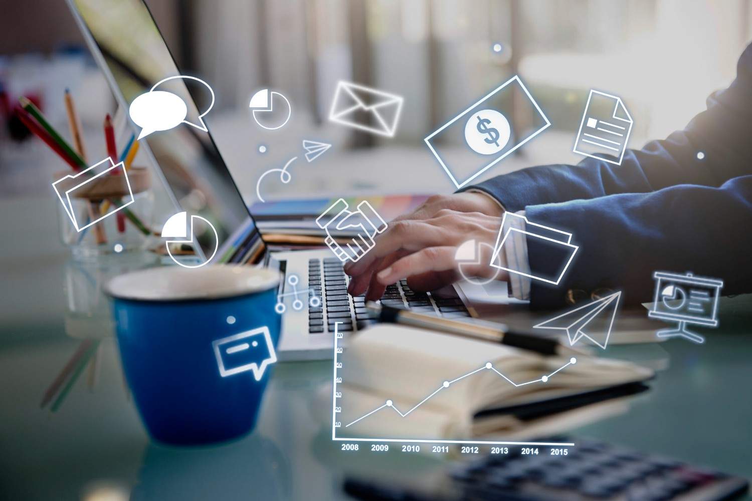 DIGITAL MARKETING new startup project Business team